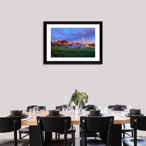 Belgrade Fortress Canvas Wall Art-3 Horizontal-Gallery Wrap-25" x 16"-Tiaracle