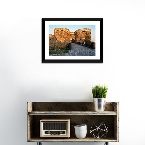 Belgrade Fortress Gate Canvas Wall Art-1 Piece-Framed Print-20" x 16"-Tiaracle