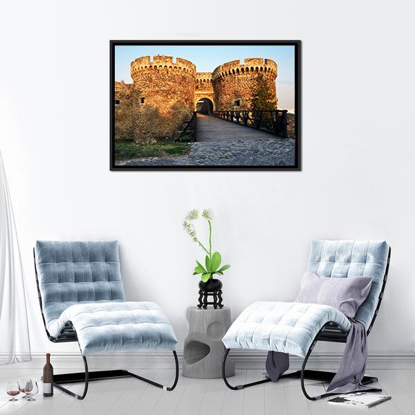 Belgrade Fortress Gate Canvas Wall Art-5 Horizontal-Gallery Wrap-22" x 12"-Tiaracle