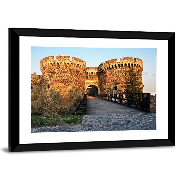 Belgrade Fortress Gate Canvas Wall Art-5 Horizontal-Gallery Wrap-22" x 12"-Tiaracle