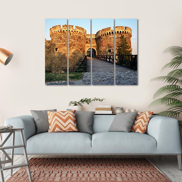 Belgrade Fortress Gate Canvas Wall Art-4 Horizontal-Gallery Wrap-34" x 24"-Tiaracle