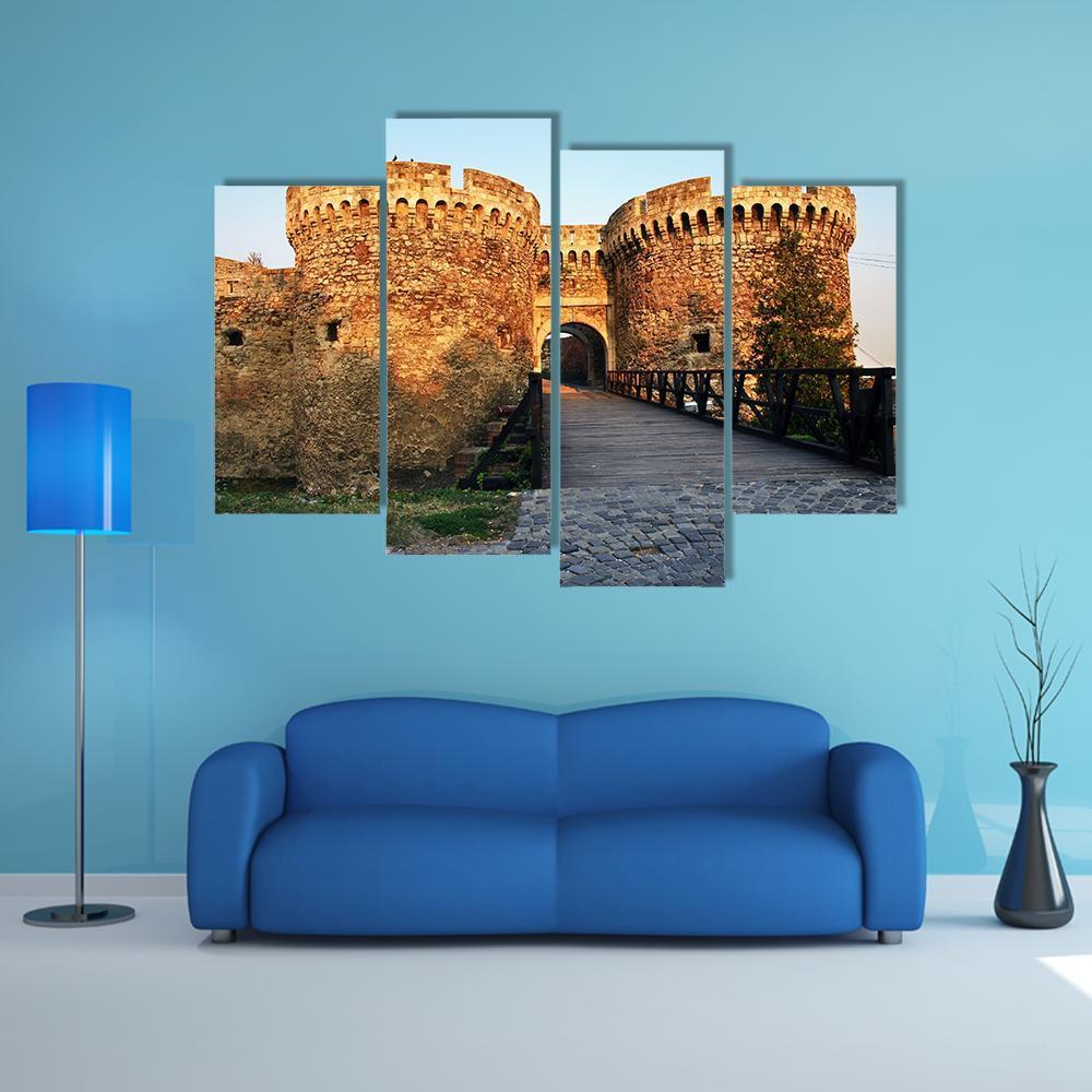 Belgrade Fortress Gate Canvas Wall Art-4 Pop-Gallery Wrap-50" x 32"-Tiaracle