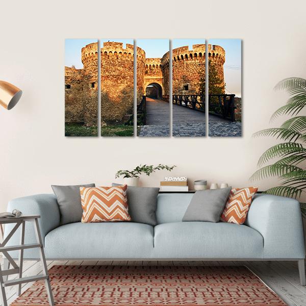 Belgrade Fortress Gate Canvas Wall Art-5 Horizontal-Gallery Wrap-22" x 12"-Tiaracle