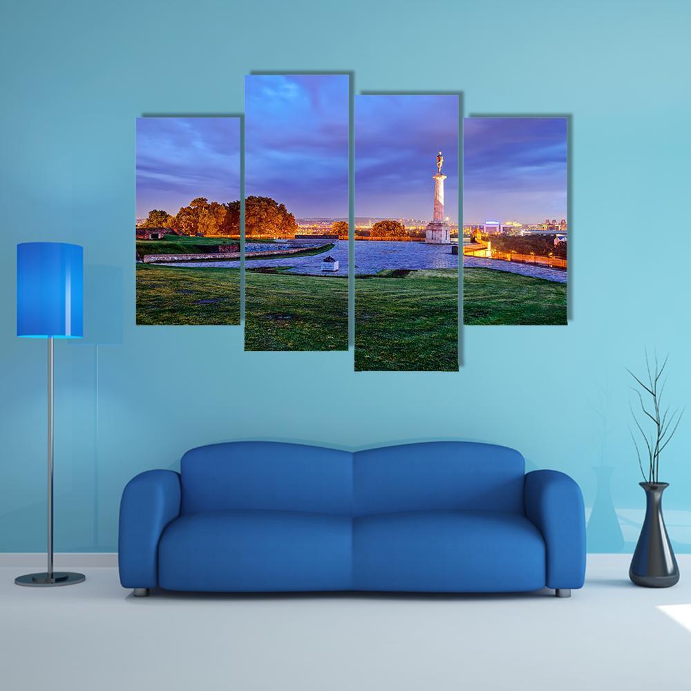 Belgrade Fortress Canvas Wall Art-4 Pop-Gallery Wrap-50" x 32"-Tiaracle