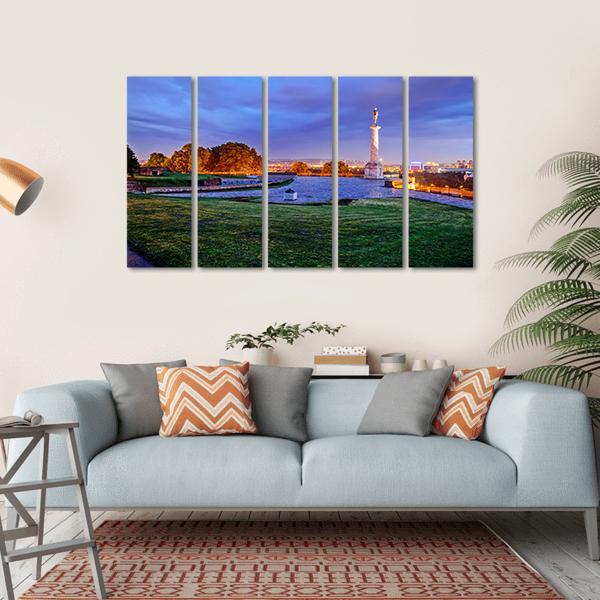 Belgrade Fortress Canvas Wall Art-5 Horizontal-Gallery Wrap-22" x 12"-Tiaracle