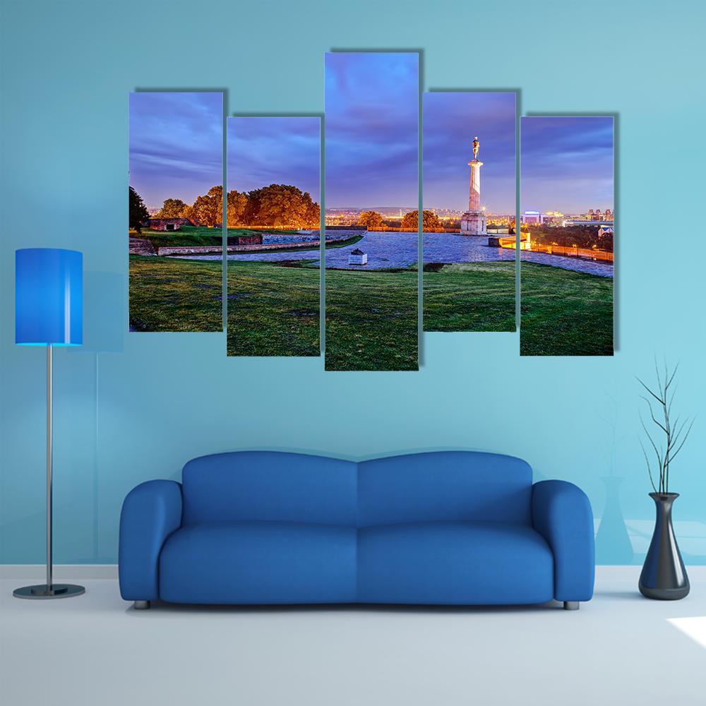 Belgrade Fortress Canvas Wall Art-5 Pop-Gallery Wrap-47" x 32"-Tiaracle