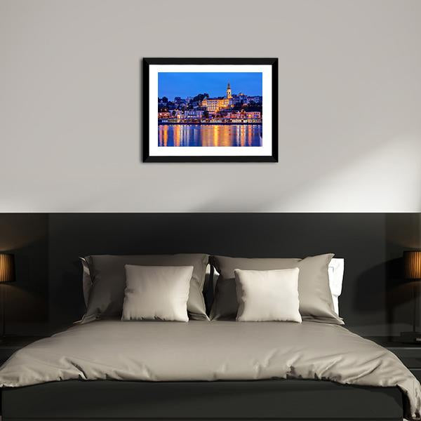 Belgrade With River Canvas Wall Art-3 Horizontal-Gallery Wrap-25" x 16"-Tiaracle