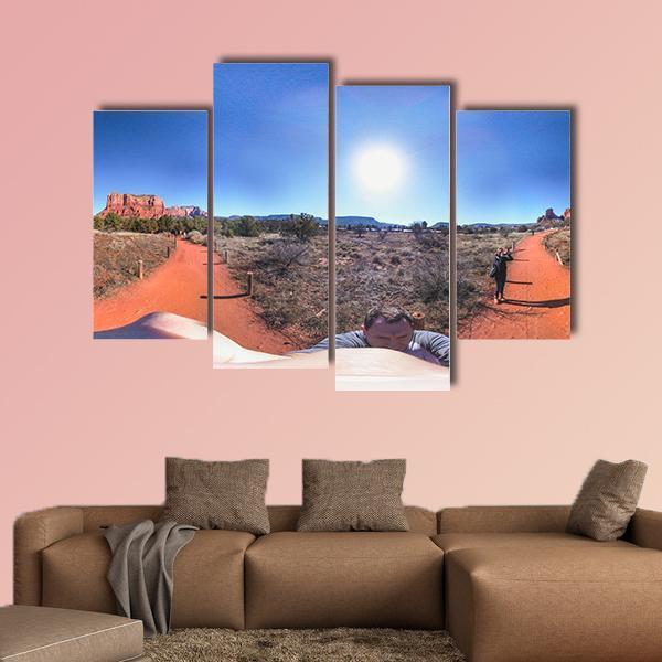 Bell Rock US Canvas Wall Art-4 Pop-Gallery Wrap-50" x 32"-Tiaracle