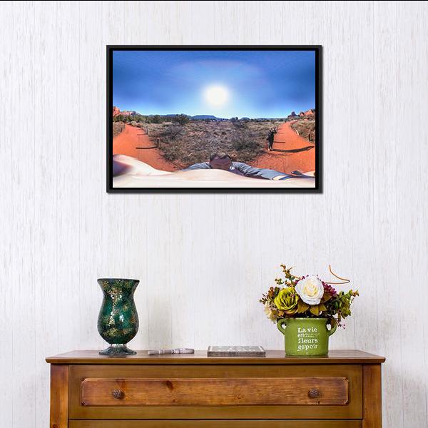 Bell Rock US Canvas Wall Art-1 Piece-Floating Frame-24" x 16"-Tiaracle