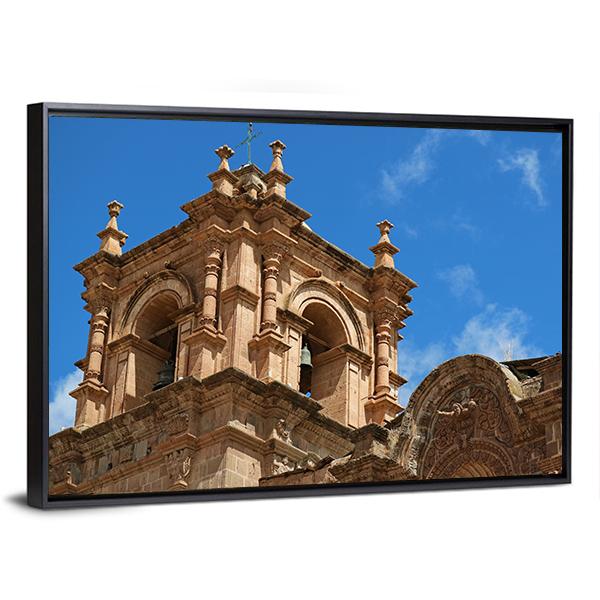 Bell Tower Of Puno Canvas Wall Art-3 Horizontal-Gallery Wrap-25" x 16"-Tiaracle