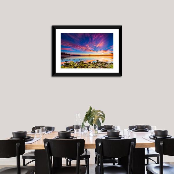 Benbrook Lake Panoramic Canvas Wall Art-1 Piece-36" x 12"-Tiaracle