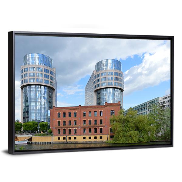 Berlin Moabit Canvas Wall Art-3 Horizontal-Gallery Wrap-25" x 16"-Tiaracle