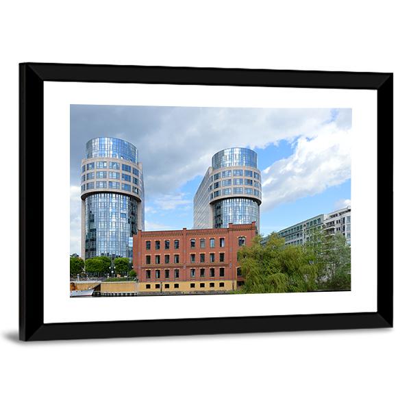 Berlin Moabit Canvas Wall Art-3 Horizontal-Gallery Wrap-25" x 16"-Tiaracle