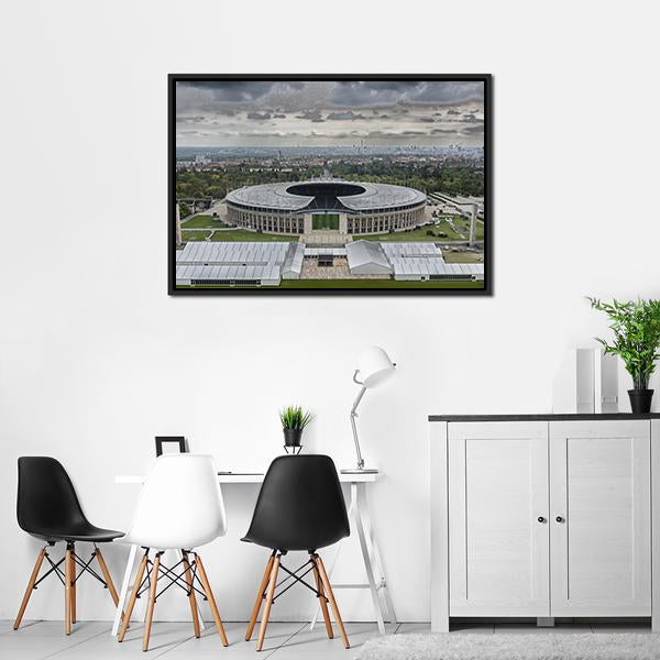 Berlin Olympic Stadium Panoramic Canvas Wall Art-1 Piece-36&quot; x 12&quot;-Tiaracle