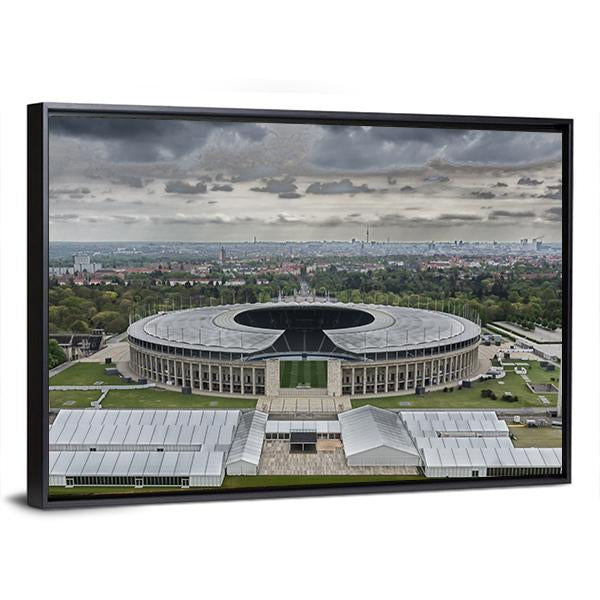 Berlin Olympic Stadium Panoramic Canvas Wall Art-1 Piece-36&quot; x 12&quot;-Tiaracle