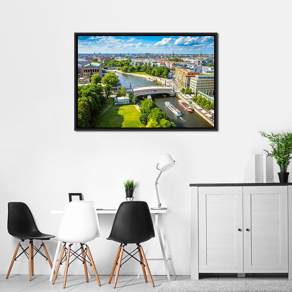 Berlin Potsdam Panoramic Canvas Wall Art-1 Piece-36" x 12"-Tiaracle