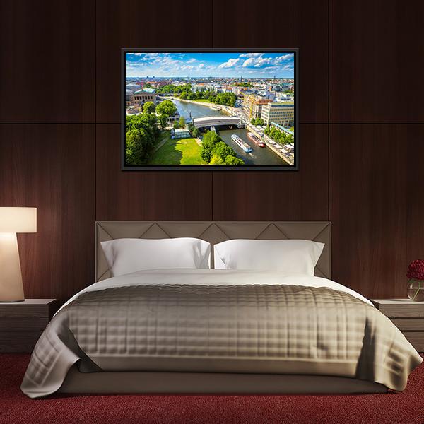 Berlin Potsdam Panoramic Canvas Wall Art-1 Piece-36" x 12"-Tiaracle