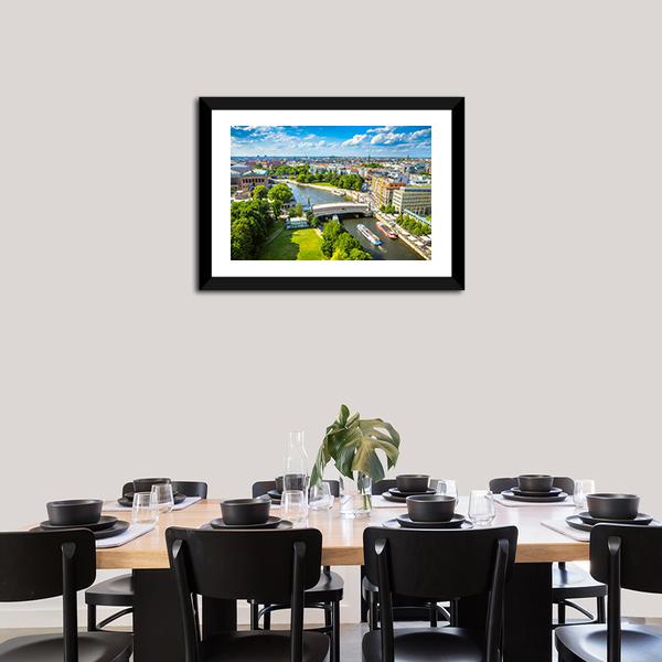 Berlin Potsdam Panoramic Canvas Wall Art-1 Piece-36" x 12"-Tiaracle