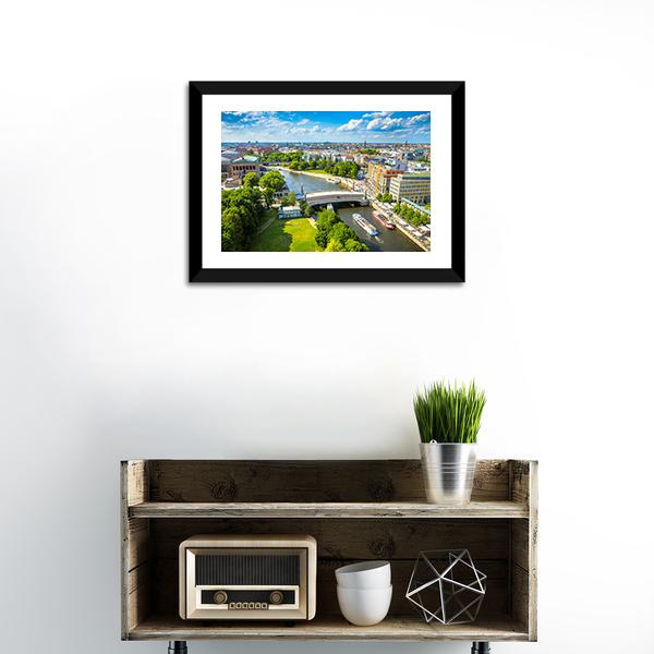 Berlin Potsdam Panoramic Canvas Wall Art-1 Piece-36" x 12"-Tiaracle