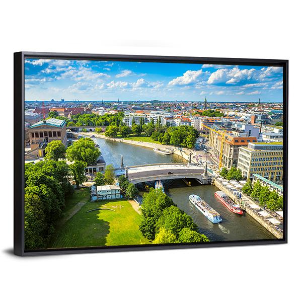 Berlin Potsdam Panoramic Canvas Wall Art-1 Piece-36" x 12"-Tiaracle