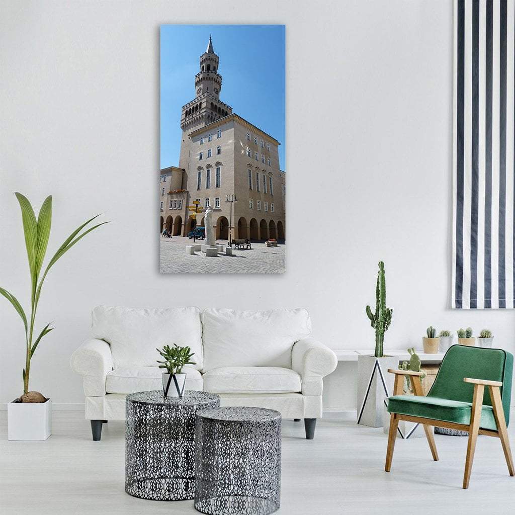 Berlin Town Hall Monument Vertical Canvas Wall Art-1 Vertical-Gallery Wrap-12" x 24"-Tiaracle