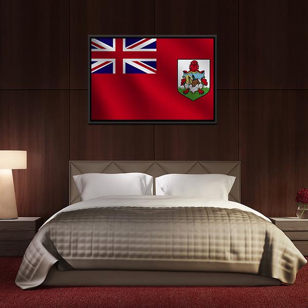 Bermuda Flag Canvas Wall Art-5 Horizontal-Gallery Wrap-22" x 12"-Tiaracle