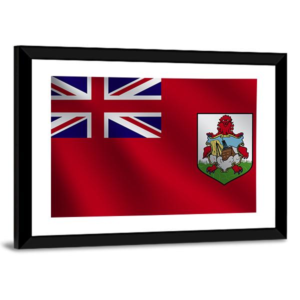 Bermuda Flag Canvas Wall Art-5 Horizontal-Gallery Wrap-22" x 12"-Tiaracle