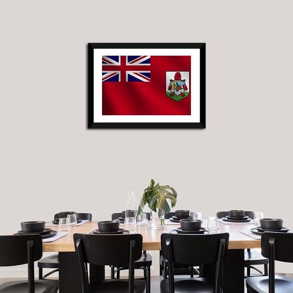 Bermuda Flag Canvas Wall Art-5 Horizontal-Gallery Wrap-22" x 12"-Tiaracle