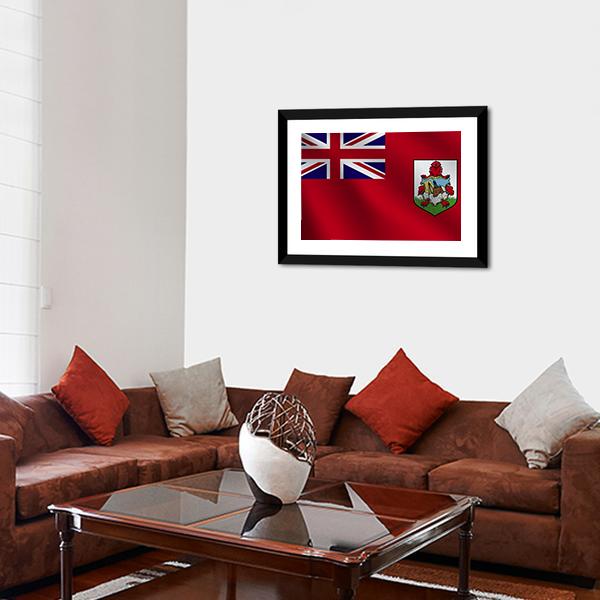 Bermuda Flag Canvas Wall Art-5 Horizontal-Gallery Wrap-22" x 12"-Tiaracle
