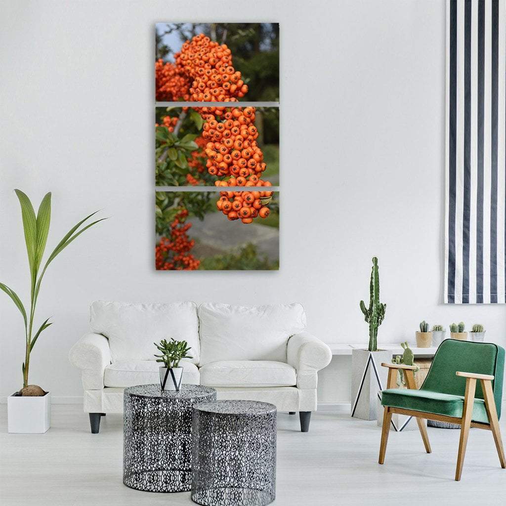 Berries Fruit Vertical Canvas Wall Art-1 Vertical-Gallery Wrap-12" x 24"-Tiaracle