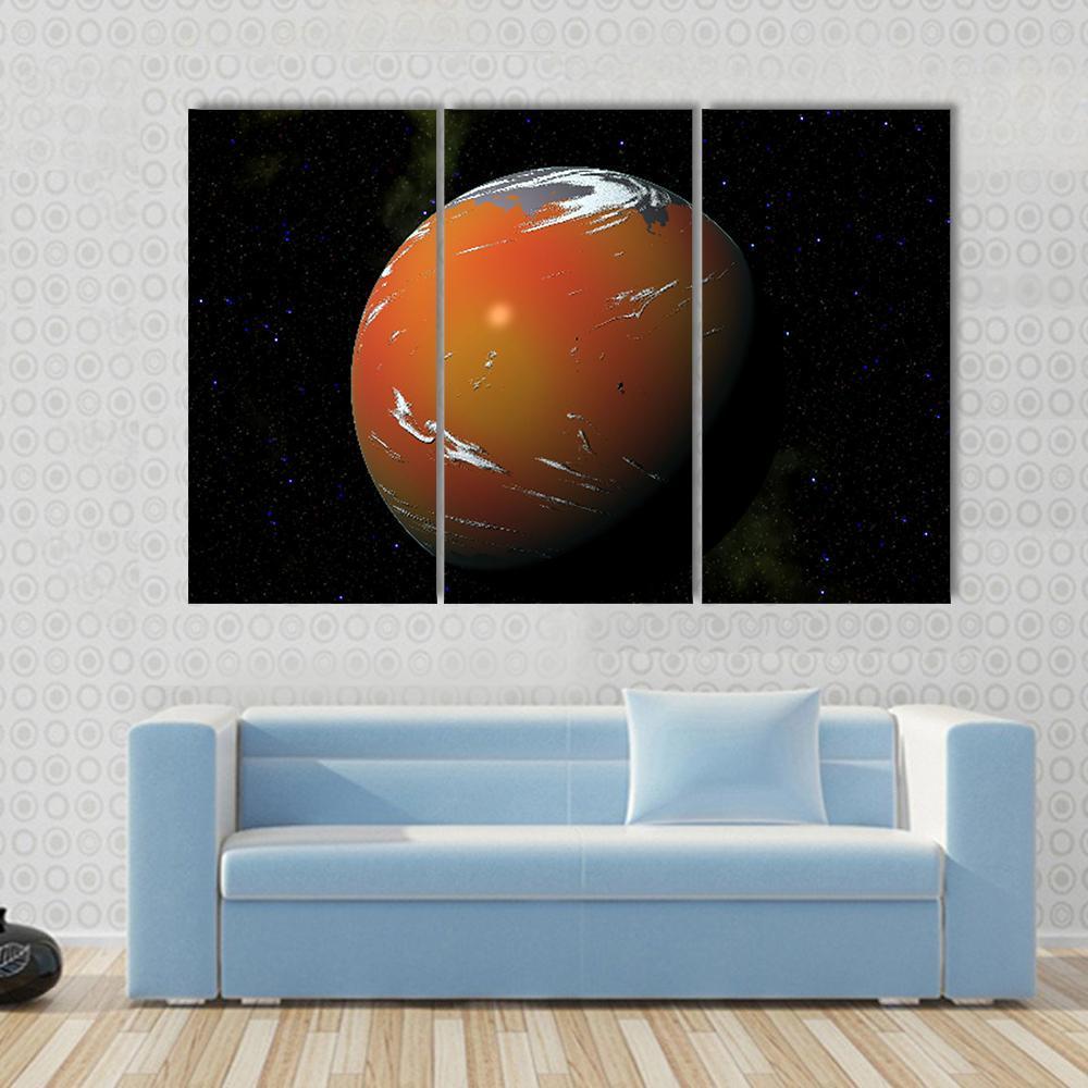 Bespin Gas Giant Planet Canvas Wall Art-3 Horizontal-Gallery Wrap-37" x 24"-Tiaracle