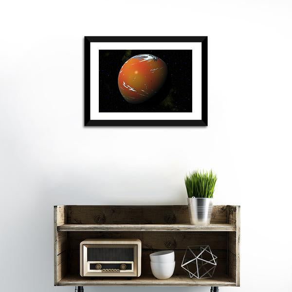 Bespin Gas Giant Planet Canvas Wall Art-1 Piece-Framed Print-20" x 16"-Tiaracle