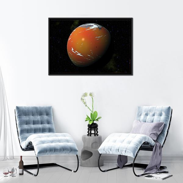 Bespin Gas Giant Planet Canvas Wall Art-3 Horizontal-Gallery Wrap-25" x 16"-Tiaracle