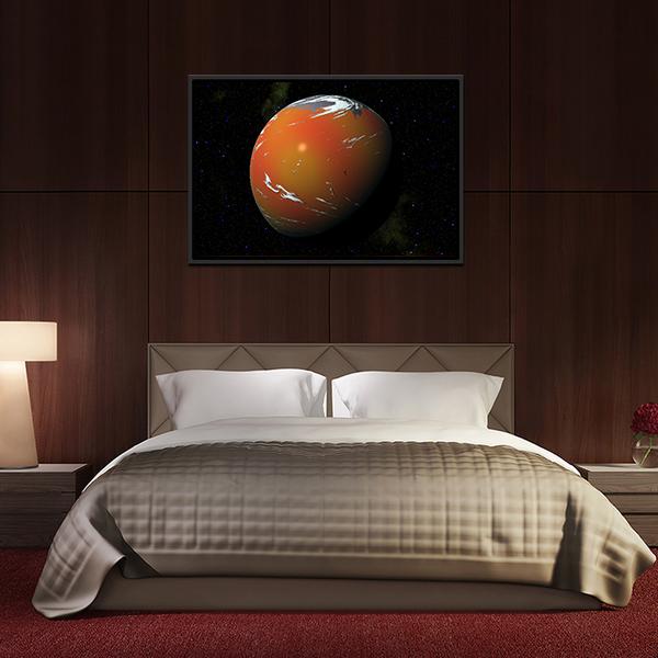 Bespin Gas Giant Planet Canvas Wall Art-3 Horizontal-Gallery Wrap-25" x 16"-Tiaracle