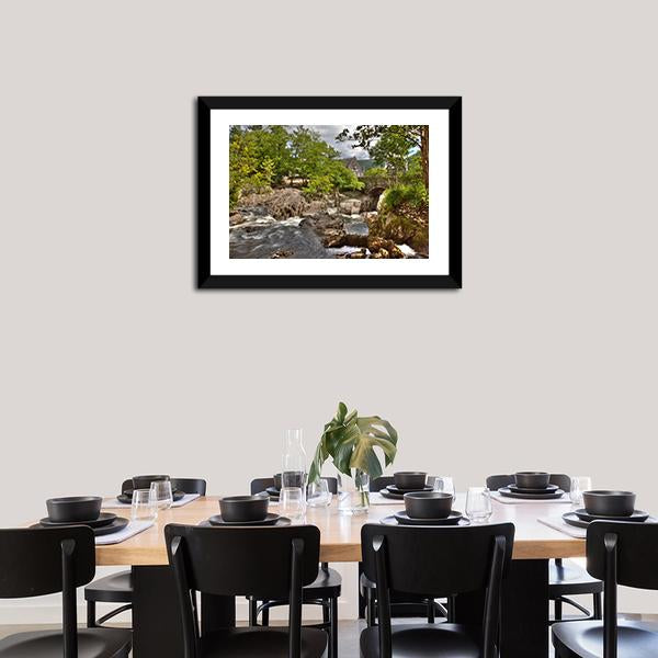 Betws y Coed Bridge Canvas Wall Art-3 Horizontal-Gallery Wrap-25" x 16"-Tiaracle