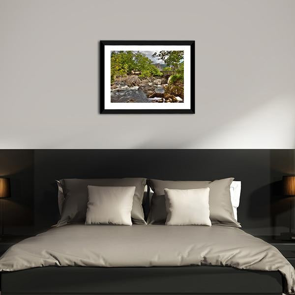 Betws y Coed Bridge Canvas Wall Art-3 Horizontal-Gallery Wrap-25" x 16"-Tiaracle