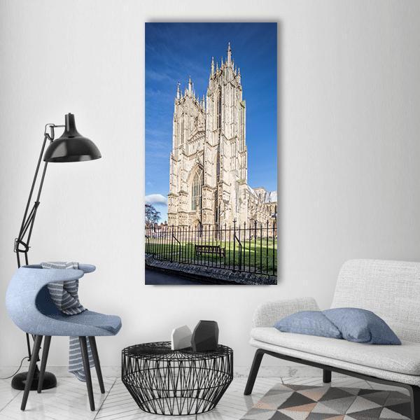 Beverley Minster Church UK Vertical Canvas Wall Art-1 Vertical-Gallery Wrap-12" x 24"-Tiaracle