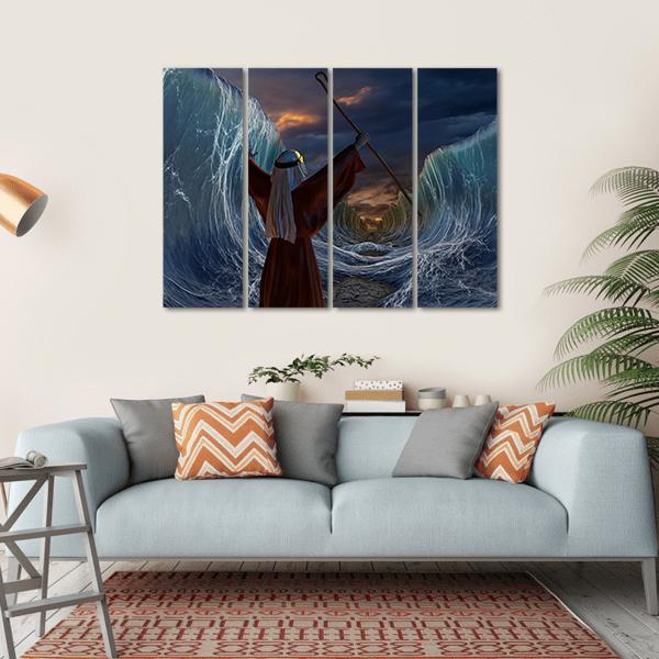 Biblical Narrative Canvas Wall Art-4 Horizontal-Gallery Wrap-34" x 24"-Tiaracle