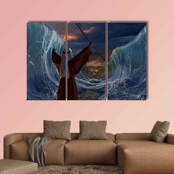 Biblical Narrative Canvas Wall Art-3 Horizontal-Gallery Wrap-25" x 16"-Tiaracle