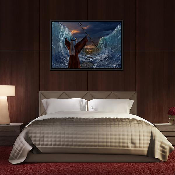 Biblical Narrative Panoramic Canvas Wall Art-1 Piece-36" x 12"-Tiaracle