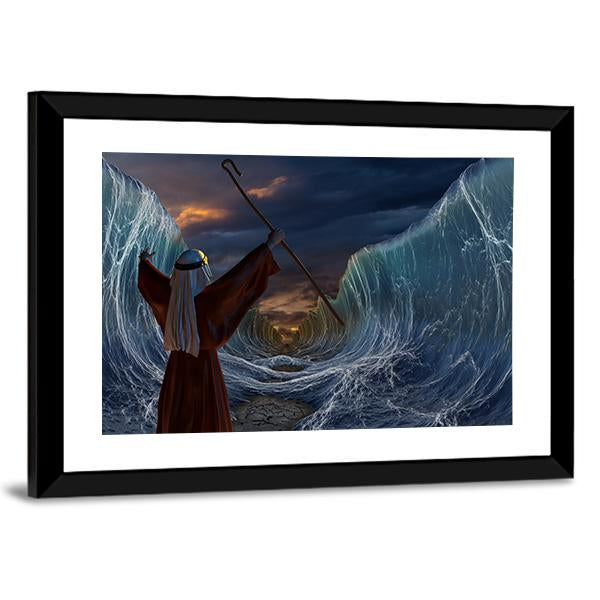 Biblical Narrative Panoramic Canvas Wall Art-1 Piece-36" x 12"-Tiaracle