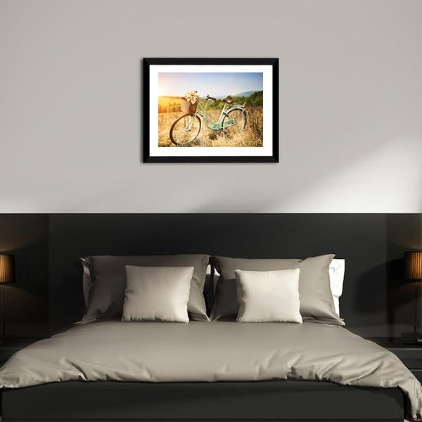 Vintage Bicycle Canvas Wall Art-3 Horizontal-Gallery Wrap-25" x 16"-Tiaracle