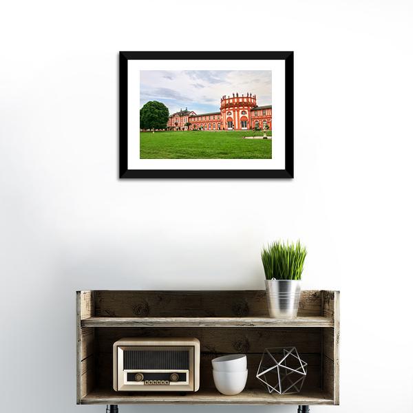 Biebrich Palace Germany Canvas Wall Art-1 Piece-Framed Print-20" x 16"-Tiaracle