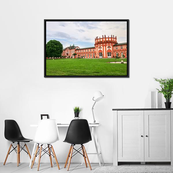 Biebrich Palace Germany Canvas Wall Art-3 Horizontal-Gallery Wrap-25" x 16"-Tiaracle