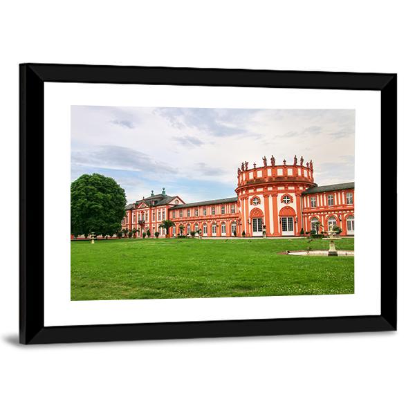 Biebrich Palace Germany Canvas Wall Art-3 Horizontal-Gallery Wrap-25" x 16"-Tiaracle