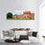 Biebrich Palace Germany Panoramic Canvas Wall Art-3 Piece-25" x 08"-Tiaracle