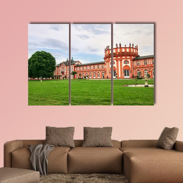 Biebrich Palace Germany Canvas Wall Art-3 Horizontal-Gallery Wrap-25" x 16"-Tiaracle