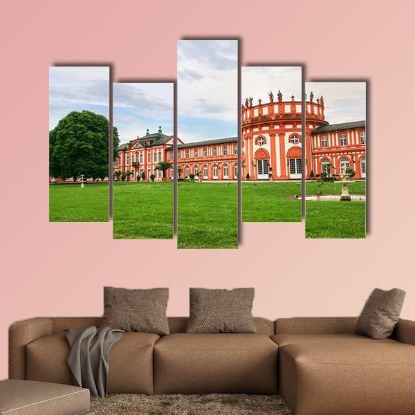 Biebrich Palace Germany Canvas Wall Art-5 Pop-Gallery Wrap-47" x 32"-Tiaracle