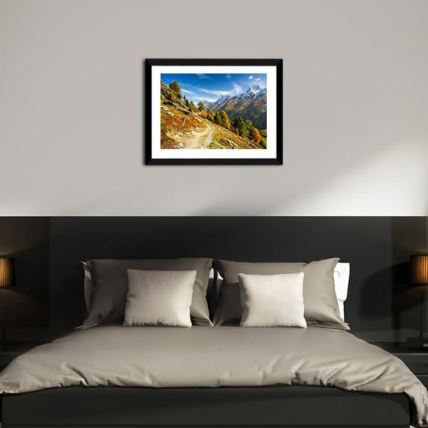 Bietschhorn Mountain Switzerland Canvas Wall Art-3 Horizontal-Gallery Wrap-25" x 16"-Tiaracle