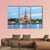 Thailand Cityscape Canvas Wall Art-4 Pop-Gallery Wrap-50" x 32"-Tiaracle